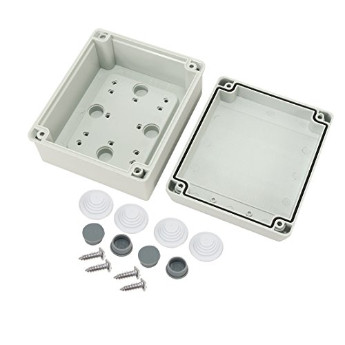 Uxcell 5.5"X4.7"X2.8"(139Mmx119Mmx70Mm) Abs Flame Retardant Dustproof Ip66 Junction Box Universal Project Enclosure #TOP28