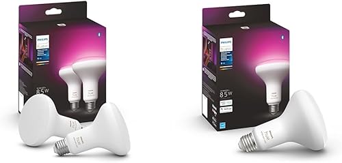 Miniatura 9 de Philips Hue White Ambiance BR30 Bombillas LED inteligentes (compatibles con Bluetooth), compatibles con Alexa, Google Assistant y Apple HomeKit, 1
