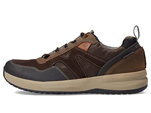Clarks Men's Wellman Trail Ap Oxford, Dark Brown Combi Waterproof, 7 Wide #TOP3