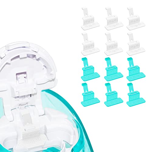 FireAnt Recargas de silicone para cápsulas salinas compatíveis com Navage Nasal, 12 unidades de aces