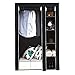 Alightup Armoire Chambre Armoire de Rangement Dressing Chambre Penderie Tissu Garde Robe Portable pour Chambre D'adulte Noir 5 Couches 6 Cubes
