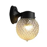 Single Head Creative Round Ball Wall Lamp Front Mirror Lamp Nordic Personality E27 Glass Wall Sconce Light Wall Bedside Lamp Living Room Aisle Unique Design Wall Lantern Luxury