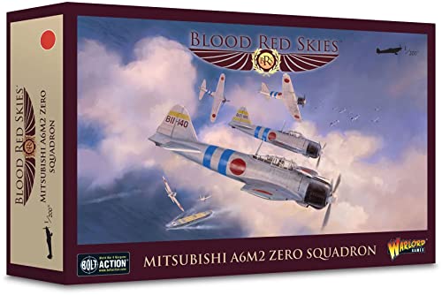 A6M2 Zero Squadron Warlord Games Blood Red Skies figurines