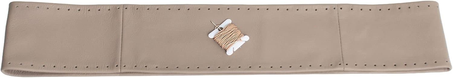 Richmond Auto Upholstery - Leather Wrap Steering Wheel Cover, Tan Compatible with1997-1999 Ford Expedition XLT