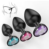 Small Size Beginner Anales Set Butt Pugs Anales Toys Soft Smooth Massage Tool for Women Men Couples, Anales...