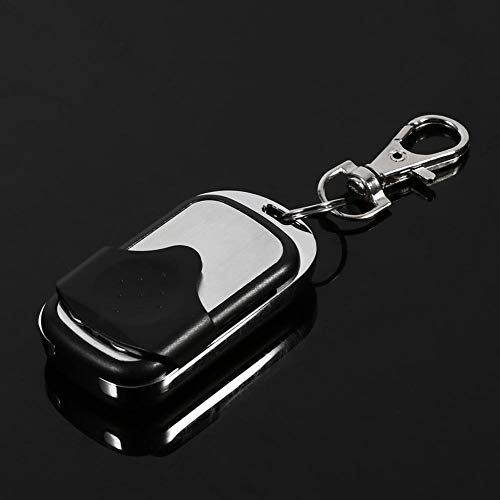Gorgeri Universal Plastic Cloning Wireless Alarm Remote Control Key Fob for Car Garage Door Gate 433mhz(Black & Silver) - Image 2