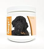 Healthy Breeds Portuguese Water Dog Omega HP Fatty Acid Soft Chews - DHA, EPA & Vitamin E to Promote Healthy Skin, Shiny Coat, Immune Support, Heart Health and Joint Function - 60 Count
