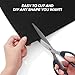 FLASLD Welding Blanket Fireproof Mat Heat Resistant Material Up To 1800°F Carbon Felt for Grill Stove Pit Soldering Welders Plumbers, 48×72 inch Flame Retardant Fabric Material Carbon Felt for Welders