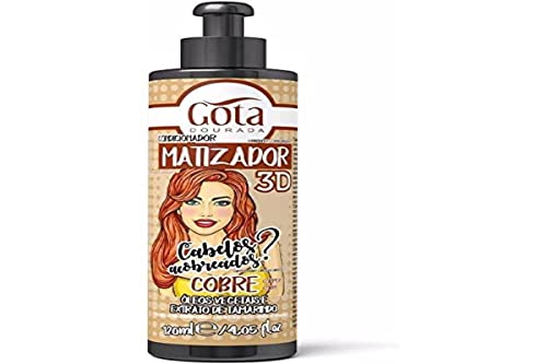 GOTA DOURADA Matizador 3D Cobre 120 ml Cover