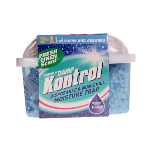 Kontrol Mini Fresh Linen Scent Moisture Absorber Trap Absorbs Up To 100Ml