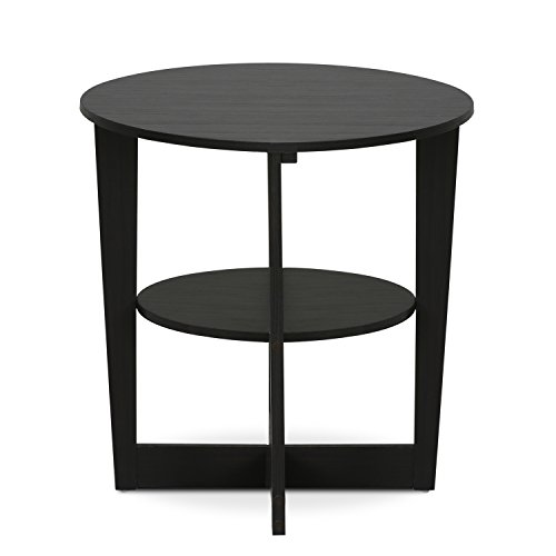 Furinno JAYA End Table, One, Walnut image 8