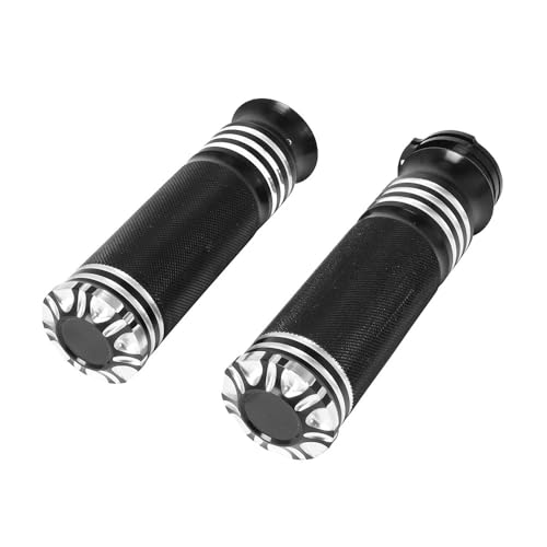 Poignées guidon moto 25mm antidérapantes pour Dyna et Softail