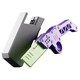 VJRキャロットナイフおもちゃ、蓄光3D重力ナイフ、練習用ナイフ、斬新なおもちゃ、ストレス解消おもちゃ、伸縮式、魔法の小道具、ハロウィン、クリスマス、誕生日パーティー、蓄光バージョン (紫)