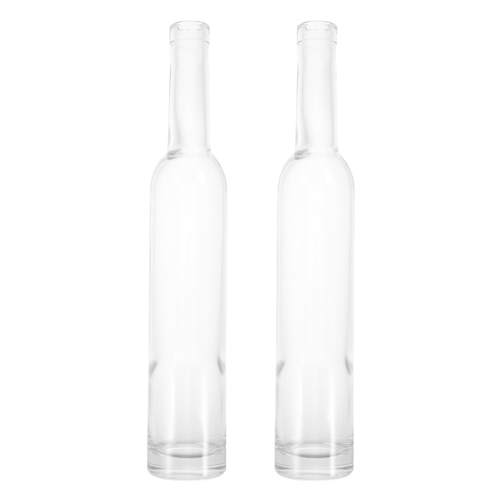 OUNONA 2 transparente Glas-Parfümflakons, 400 ml nachfüllbarer Parfümzerstäuber, tragbarer Leerbehälter für Reisen oder die Hausbar