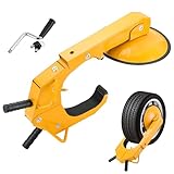 NATGAI Trailer Wheel Lock Clamp Set | 1 Pack Heavy-Duty Adjustable Car Tire Boot Lock, Anti-Theft Tire Lock for Cars, Trucks, RVs, and Trailers, Trailer Wheel Lock with Dual Keys Security (1 Pack)