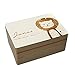 Personalisierte Erinnerungsbox Box Aufbewahrungsbox Erinnerungskiste mit Namen Holzkiste für Kinder Geschenkbox Geschenkidee für Jungs Mädchen Löwe Weihnachten Geburtstagsgeschenk hellomini