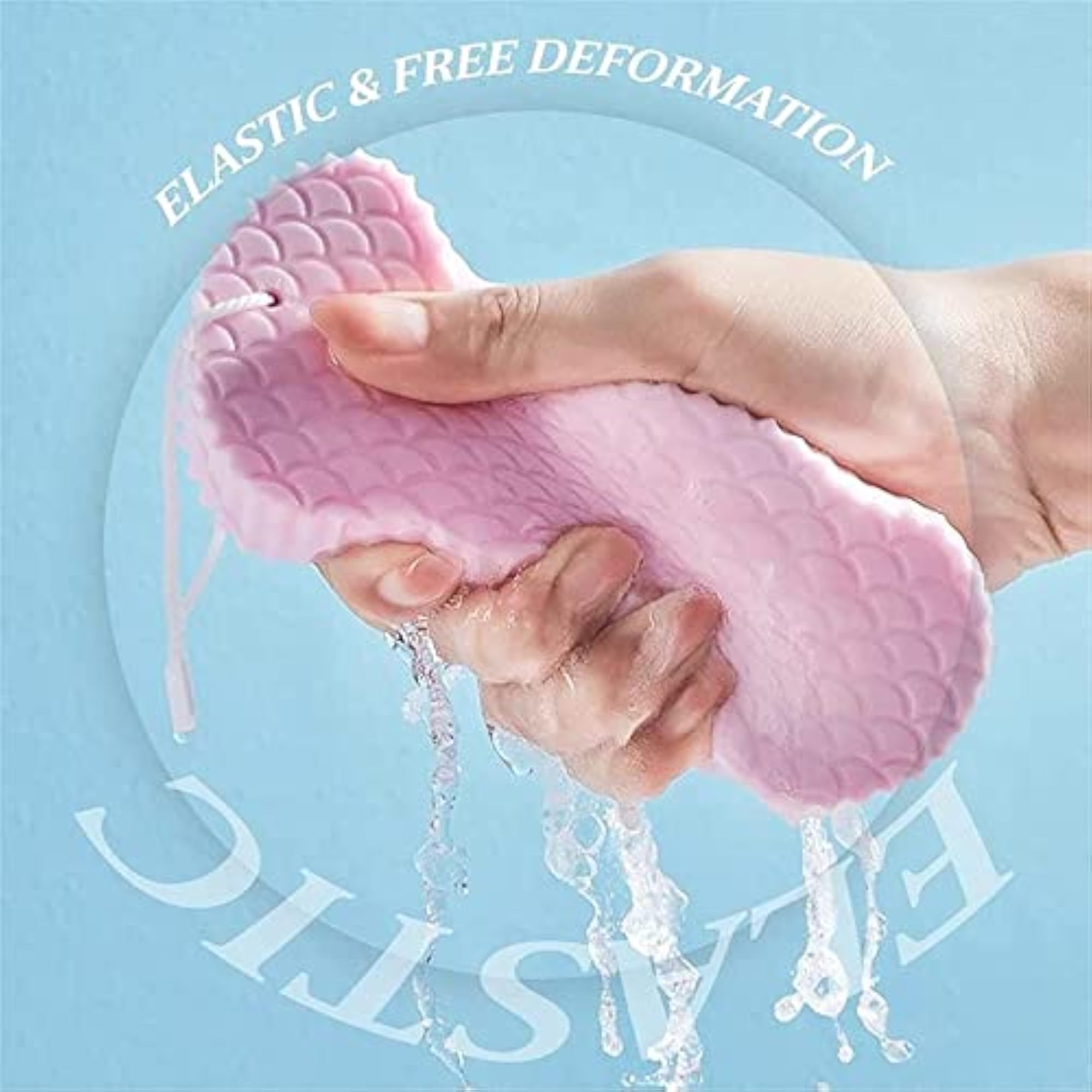 Ultra Soft Bath Body Shower Sponge, Exfoliating Scrub