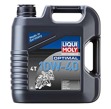 Liqui Moly Motorbike Optimal Oil 4T 10W-40 - Motorcycle 4-Stroke Oil - 21863 (4L)