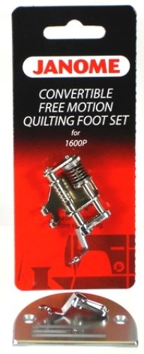 Janome Convertible Free M otion Quilting Foot Set for 1600P