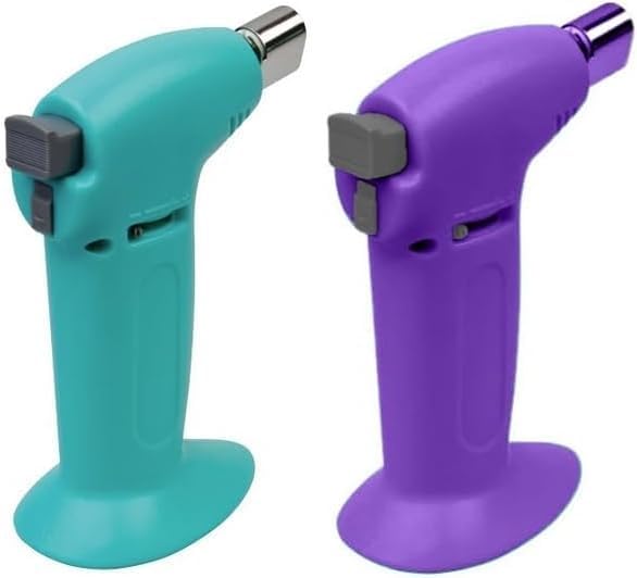 2Pcs Lab Torch Electronic Lighter Micro Blow Torches Lab, Dental, Medical, Backing Electronic Ignition, Adjustable Flame Blow Torch