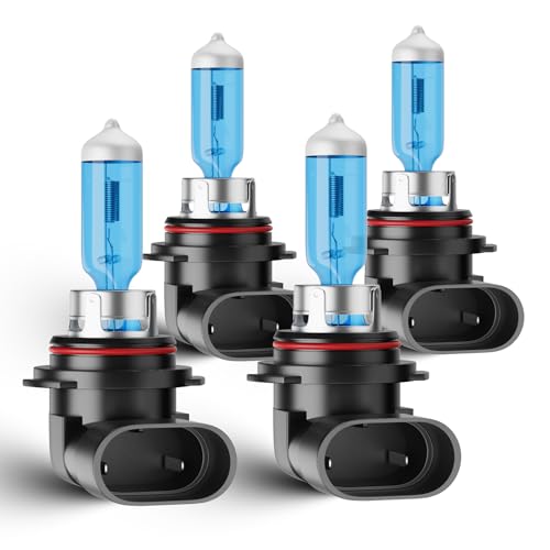 TXBILMOO Halogen Headlight Bulbs Fit for Hyundai Sonata 2015 2016 2017 2018 2019 2020 2021 2022, 9005 HB3 High Low Beam Lights Combo, 6000k White 200% Brighter Light Bulbs, 4-Pack