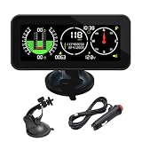 7JI Inclinometro digitale 4x4, tachimetro auto, HUD Head Up Display Auto...