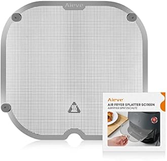 Aieve Air Fryer Splatter Screen, Splash Guard Compatible with COSORI 4.7L / Ninja Speedi ON400UK / Ninja Air Fryer PRO 4.7L AF140UK