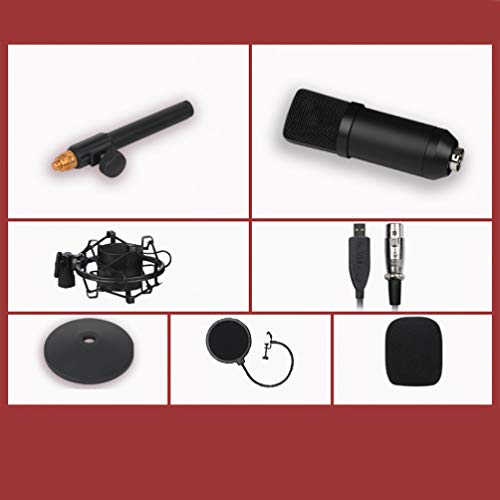 EXCEART 1 Set USB-Aufnahmemikrofon Professionelles Podcast-PC-Mikrofon Studio Nieren-Kondensatormikrofon mit… – Bild 7