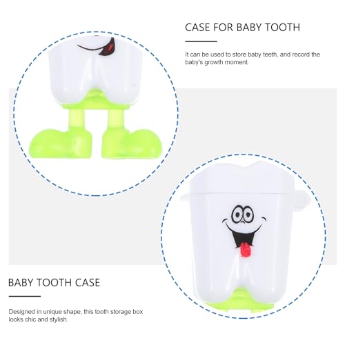 Toyvian Baby Tooth Keepsake Box Colorful Plastic Baby Tooth Storage Box by Toyvian - Used condition - Image 5