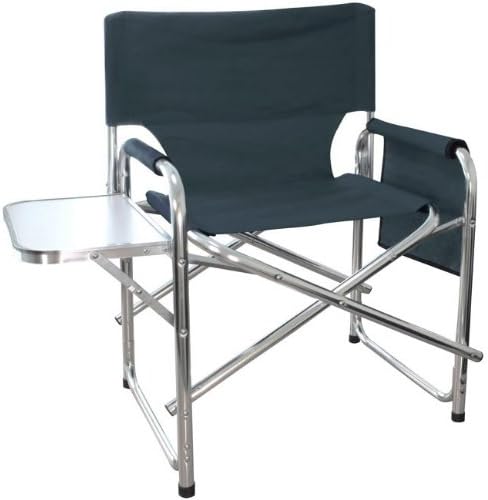 Towsure Folding Directors Camping & Garden Chair - Grey