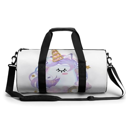 Sac de sport licorne fantastique 45x23x23cm pour gym et voyage