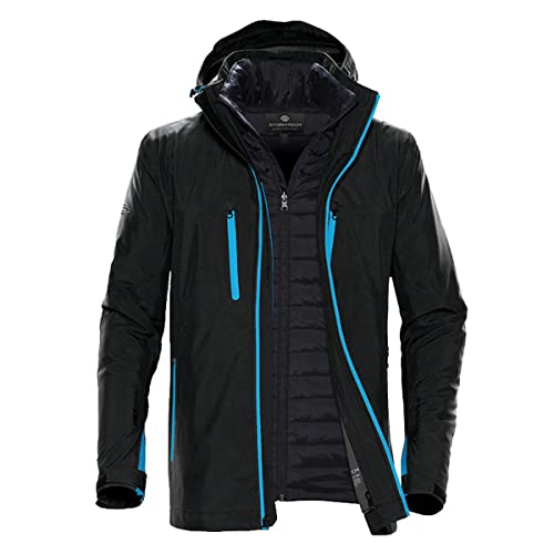 Image of Stormtech Mens Matrix System Jacket (M) (Black/Electric Blue)