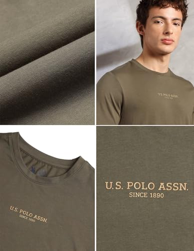 Image of U.S. Polo ASSN. Mens PE005 Premium Supima Cotton Breathable Lounge T-Shirt