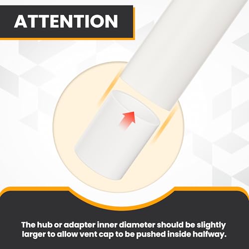 Pipe Coupling Adapter Pipe Fittings Contractor Pack Schedule 40 Heavy Duty PVC Slip Socket Connectors for DIY PVC Shelf Garden Support Structure, White (2\", Art Deco, 4, RIV001) - Thumbnail 4