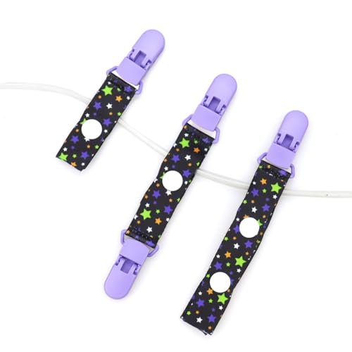 3 Pack Tubie Clip for G Tube NJ Tube Clip Nasogastric Tube Holder Feeding Tube Organizer Oxygen Tube Clips NG Tube Clip