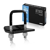 RETRUE Hitch Tightener, Hitch Stabilizer Heavy Duty Anti-Rattle Clamp for 1.25" and 2" Hitches, Redu