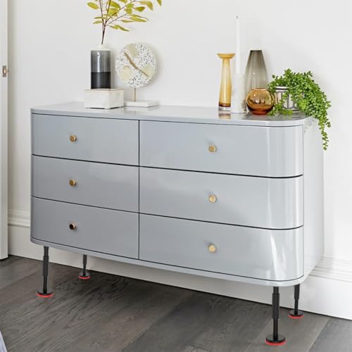 Ieron 2-teilige Teleskop-Stützstange 18–44 cm – verstellbares Stützsystem für die dritte Hand, rutschfeste, hochfeste Nylon-Universal-Schrankhebehalterung und Türrahmen-Strebenstützstange