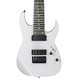 Ibanez RG8 8-String Electric Guitar White w/ Gig Bag, Tuner, and Stand