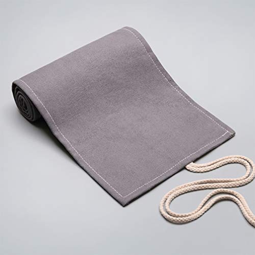 Artibetter 1 peça de rolo de lápis de lona com 36 furos, estojo multiuso, cortina para caneta de gra