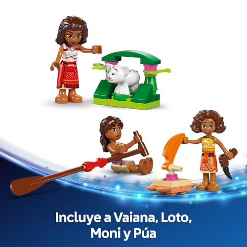 Canoa de Vaiana 2 con vela de tela