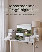FEZIBO Höhenverstellbarer Schreibtisch mit USB-C&USB-A Ladeanschl 100x60cm – Ansicht 6