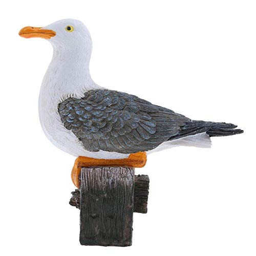 Helen & Co Resin Craft Seagull Statue Garden Sculpture Outdoor Landscape Decoration 1Piece #TOP2
