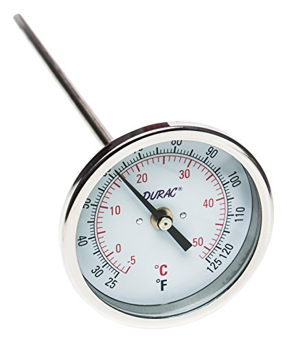 Thermomètre bi-métallique H-B Durac B61310-9000 pour éviter les pannes de surchauffe