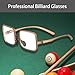 KRYTJACZ Billiards Sports Goggles Full Frame Competition Eyewear Comfortable Wide Field Glasses for Lover Billiards Game Glasses