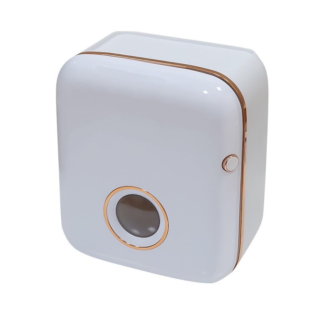 Rangement sans perforation pour papier rouleau de salle de bain