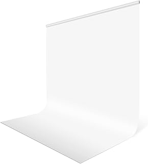 UTEBIT 撮影 背景布 白 クロマキー用 150x200cm 厚地 背景シート グリーンスクリーン 無反射 zoom web会議 web面接 テレワーク リモート背景用 撮影用背景紙 遮光 ホワイトバッグ White Backdrop 不透明 ポリエステル