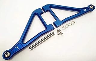 for UDR 1/7 Unlimited Desert Racer 8531 Traxxass 2X CNC Aluminum Suspension Upper Arms L&R Blue