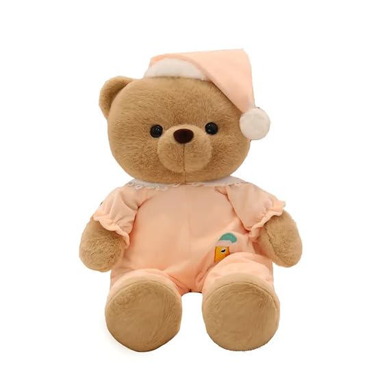 Image of SCOOBA Night Accompany Bear Soft Toy 35 cm (Pink Bear)
