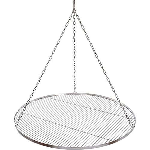 100 cm Grillrost Edelstahl für Schwenkgrill 3 Bein BBQ Grill Rost mit Seil neu