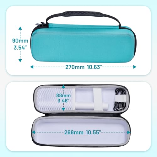 Image of M833 Carrying Bag, Compatible with Memoking, Memoquneen, Itari, COLORWING, Phomemo M832 /M834 /M835 Portable Printer, Storage Holder Paper & USB Cable, for Wireless Travel Printer(Box Only)
